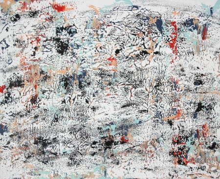 Desert Hillside In Bloom by artist Minden Ten Eyck
